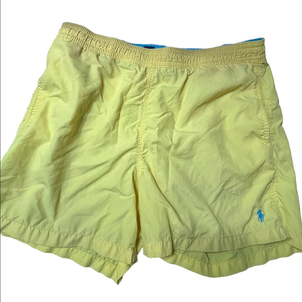 Ralph Lauren Yellow Medium Swim Trunks